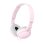Casque Sony MDR-ZX110 avec câble, connectivité filaire, musique, rose