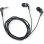 Auricolari Panasonic RP-HJE125E-K con cavo jack 3,5 mm, musica, neri