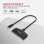Base para portátil Unitek Y-1096A USB Tipo C Negro