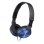 Sony MDR-ZX310AP kabelgebundene Kopfhörer mit Mikrofon, Neodym-Treiber 30 mm blau