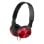 Auriculares Sony MDR-ZX310AP com cabo vermelho para chamadas e música