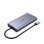 Base para portátiles Unitek uHUB O8+ USB-C 100W HDMI VGA Ethernet