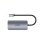 Base para portátiles Unitek P5 Trio USB-C 100W HDMI VGA Gris Aluminio
