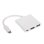 Hub Akyga 1 porta 500 Mbit/s USB 2.0 Type-C modelo AK-AD-57 HDMI