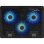 Ventilador suplementario Defender NS-501 17" 1450 RPM con iluminación azul y 3 ventiladores