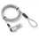 Cable antirrobo Techly 107296 1,8 m Cerradura con combinación Acero Plata