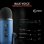 Microphone Logitech G Yeti USB omnidirectionnel avec contrôle de gain et mute
