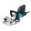 Fresadora Makita PJ7000J 700 W 11000 RPM 2 cm Noir/Bleu