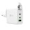 Carregador de viagem 3 portas GaN 65 W j5create com enchufes CA intermutáveis e cabo USB-C