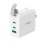 Carregador de viagem 3 portas GaN 65 W j5create com enchufes CA intermutáveis e cabo USB-C