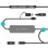 Concentrador USB-C j5create CrossLink Wormhole Switch 2 puertos 5 Gbps