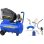 Compresseur d'air Goodyear GY08248SOF Silencieux 24L 8 Bar