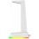 Suporte para auriculares Onikuma ST2 RGB branco com 3 portos USB
