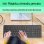 Teclado HP 150 mecânico completo com cabo USB e layout QWERTY preto