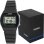 Casio W-202-1AVEF Digital 34mm Beige Correa Acero Inoxidable Casual Hombre