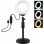 Puluz PU391 Lámpara LED Anillo con Tripode Regulable 12 cm USB 6.5W Luz 3200-6500K