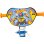 Rower biegowy Toimsa Hot Wheels 10" Niebiesko-czerwony