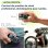 Inflador Mini Woowind Ventus Race para Bicicletas e Motas, Preto