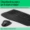 Clavier HP 680 Comfort sans fil complet avec souris double RF et Bluetooth