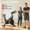 Sportnow Bicicleta Estática Con Resistencia Magnética Ajustable App Bluetooth