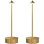Homcom Pack 2 Lámparas De Mesa Recargables Táctiles Oro