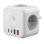 Mars Gaming Md-cube20 Powercube 3x Schuko 4x Usb Pd 20w Gan Blanco