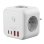Mars Gaming Md-cube20 Powercube 3x Schuko 4x Usb Pd 20w Gan Blanco