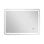 Homcom Espejo Baño Led 70x50 Cm Bluetooth Reloj Digital Antivaho