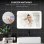 Homcom Espejo Baño Led 70x50 Cm Bluetooth Reloj Digital Antivaho