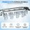 Homcom Máquina De Hielo Autolimpiable 12 Kg/24h 9 Cubitos En 7 Min Azul Claro