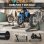 Homcom Caballete De Moto Carga 390 Kg Soporte Delantero Y Trasera Universal