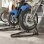 Homcom Caballete De Moto Carga 390 Kg Soporte Delantero Y Trasera Universal
