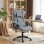 Homcom Silla De Oficina Con Masaje De Amasamiento De 4 Puntos Gris