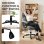 Homcom Silla De Oficina Con Masaje De Amasamiento De 4 Puntos Gris