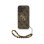 Guess Funda Para Iphone 16 – Carcasa De Polipiel Marrón Con Logo 4g Clásico Y Correa De Perlas, Diseño Elegante Y Ajuste Preciso