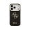 Guess Funda Para Iphone 17 Pro Max – Carcasa Efecto Granulado Negra Con Logo Y Soporte, Diseño Funcional Y Ajuste Preciso