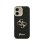 Guess Funda Para Iphone 17 – Carcasa Efecto Granulado Negra Con Logo Y Soporte, Diseño Funcional Y Ajuste Preciso