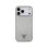 Guess Funda Para Iphone 17 Pro – Carcasa De Polipiel Plata Con Purpurina Y Magsafe, Diseño Elegante Y Ajuste Preciso