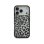 Guess Funda Para Iphone 17 Pro – Carcasa Pc+tpu Con Magsafe Leopardo Negra Con Brillos, Diseño Elegante Y Ajuste Preciso