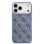 Guess Funda Para Iphone 17 Pro Max – Carcasa De Polipiel Azul Con Magsafe Y Logo Clásico, Diseño Elegante Y Ajuste Preciso