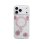 Guess Funda Para Iphone 17 Pro Max – Carcasa Con Magsafe Con Flores Rosas Y Detalles Dorados, Diseño Elegante Y Ajuste Preciso