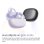 Auriculares Shokz OpenDots Air sem fios Bluetooth 6.1, design open-ear, roxo