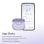 Auriculares Shokz OpenDots Air sem fios Bluetooth 6.1, design open-ear, roxo