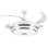 Ventoinha de Teto com Luz Klack KNV-137 30W 107cm 6 Velocidades Pás Retráteis Bluetooth Comando