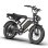 Bicicleta Eléctrica Headeer BK20 Motor 750W Batería 48V 20Ah 20" Frenos de Disco