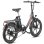 Bicicleta Elétrica Maxturn Mule 250W 48V20Ah 20" Travões de Disco Mecânicos Cinzento