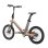 Bicicleta Eléctrica Maxturn Smart30 250W 36V 20" Gris Dorado