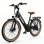 Bicicleta Eléctrica Headeer BD26195 Motor 350W Batería 48V 26" Frenos Disco Negro
