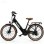 Bicicleta Eléctrica Headeer BD26195 Motor 350W Batería 48V 26" Frenos Disco Negro