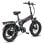 Bicicleta Elétrica Maxturn Polaris 500W 48V13ah 20" Freios a Disco por Cabo Cinzento